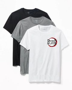 Kaos pria atasan baju pria kaos oblong baju kaos cowok lengan pendek demon slayer