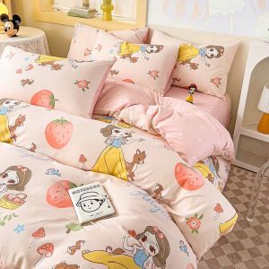 Bedcover Set sarung bantal jumbo bahan adem  tebal premium lembut motif polos lotso kartun karakter anak dewasa anti kutu 180x200 150x200 160x200 200x200 dingin