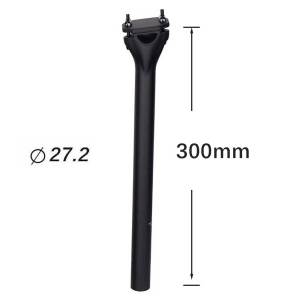 Elitaone Carbon Seat Post 135g Lightweight 27.2/30.9/31.6mm Diameter MTB/Road Bike Seatpost 300-400mm Length