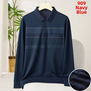 AOYUNNIAO | Thin Long Sleeve T-Shirt with Pocket for Middle-aged and Elderly Men