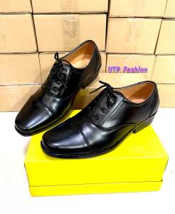 Giày da nam buộc dây..mũi tròn thanh lịch..phom chuẩn đẹp..đen cao 35cm..được khâu sẵn chắc chắn