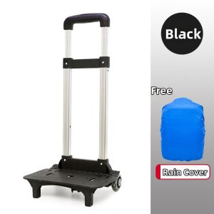 Silent Rolling Adjustable School Backpack for Students