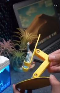 HD-66 HOLDER HP 360 DERAJAT HOLDER FOLDING DEKSTOP STANDING HP HD66