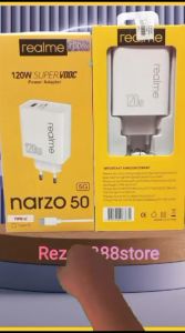Charger untuk Realme Narzo 50 5G 120W Super Vooc Fast charging