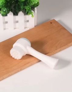 Cọ Massage Rửa Mặt 2 Đầu 3D Gai Silicon Mềm Mại Làm Sạch Sâu Lỗ Chân Lông - Cọ Rửa Mặt 2 Đầu Hàn Quốc