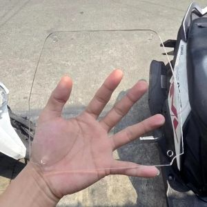 akrilik penutup bagasi mio sporty smile karbu dengan ketebalan akrilik  3mm