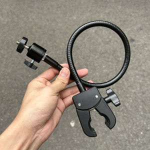 Thickened Clamp Mobile Phone Holder Soft Tube Fishing Chair GoPro Sports Camera 360x3 Stand Universal Cloud Platform round Tube