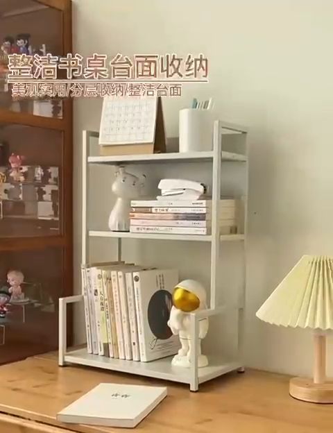 *SG Stock* Carbon Steel Desktop Organizer Shelf Desktop Bookshelf ...