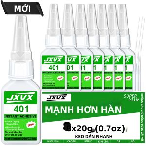 LOOLIFL | Keo Siêu Dính 401/480 Trong Suốt/Đen Keo Cyanoacrylate Khô Nhanh 20g Độ Bám Cao Dùng Cho Thủ Công DIY Kim Loại Gỗ Nhựa Gốm Sứ Sửa Chữa