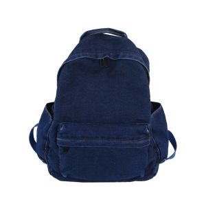 Wfei Korean Ins Style Mori Style Vintage Style Denim Canvas Large Capacity Student Casual All-Match Backpack
