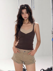 withmin | Áo Blouse Phong Cách Đa Lớp Cho Nữ