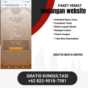 Undangan Website Tema Adat