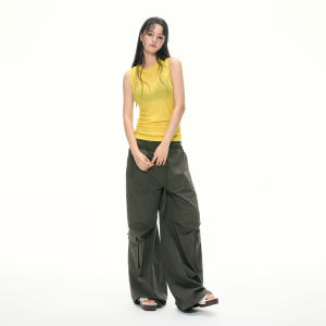 Apea | Retro Loose Fit Womens Overalls Wide Leg High Waist