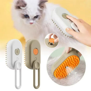 Xuderong Pet Spray Comb for Cats and Dogs Pet Electric Hair Removal Comb Anti-Flying Massage Brush