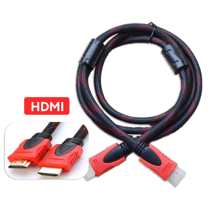 HDMI Highdefinition Cable Red And Black Network 1080P Computer TV Set