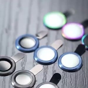 Rear Camera Lens Metal Protection Ring with Tempered Glass For iPhone 15 Pro Max 14 13 12 11 Pro Max Mini 14 15 Plus