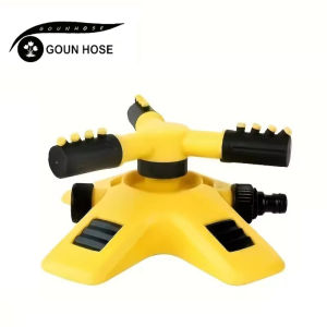 360 Degree Automatic Rotating Sprinkler Head For Nursery Irrigation Rotating Three-way Sprinkler Series Sprinkler GOUN HOSE