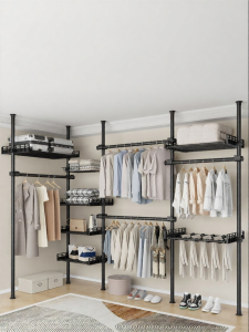 YIMUYI | Space Saving Ceiling to Floor Clothes Hat Stand