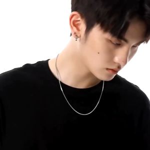 KALUNG TITANIUM PRIA WANITA MODEL BELUT ANTI KARAT ANTI LUNTUR TERLARIS