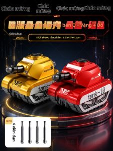 JIEXI | Xe Đồ Chơi Xe tăng Bắn Giả Lùa Lui