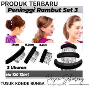 3PCS Alat PENINGGI RAMBUT - Hairdo Alat PENINGGI poni ADA SISIR - Hair Do style korea
