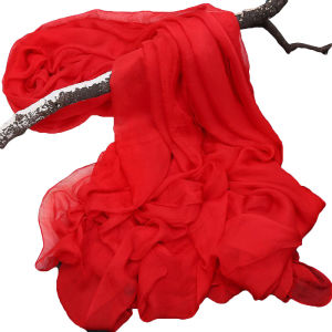 XUANXUAN | Large Red Square Dance Scarf Ultra-Large Silk Womens Spring Autumn Winter Versatile Shawl Mom 2025 New Style Multi-Functional Polyester Fiber