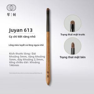 QINZHI | Cọ Phấn Mắt Chất Lượng Cao Lông Thú