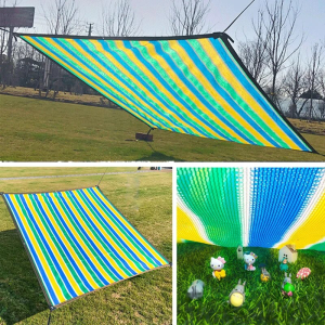Anti UV Sunshade Net Outdoor Awnings Colored Sunshade Sail Car Heat Insulation Protector Cover