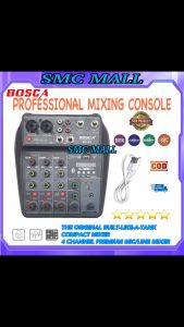 Bosca 4S Professional Mixing Console Mixer Audio Sound System 4 Channel Bluetooth/USB/MP3 Mobile PhoneComputerCar
