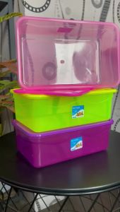 Mutiarapack 2300 ML Warna Kotak Wadah Penyimpanan KMP