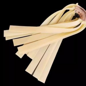 New Thickened Flat Elastic Band High Elasticity Wide Long Powerful Durable Bow And Arrow with Stand Special Thick Rubber