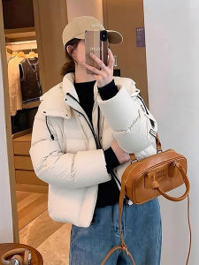White Premium Down Jacket Female Winter Warm Thickening