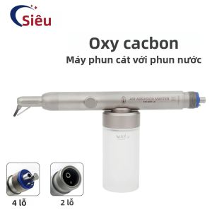 Máy Đánh Bóng Khí Nén Đa Năng 2 Trong 1 Bằng Oxit Nhôm Với Chức Năng Phun Nước Thiết Bị Nha Khoa Phun Cát Bằng Oxit Nhôm 2/4 Lỗ