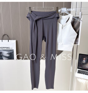 High-Waist Cross-Band Yoga Pants Womens Fitness Sportswear Pilates Training Tight Leggings Nylon Long Trousers Autumn Wear