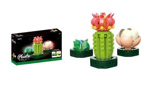 Nano Block Pot Sukulen Bunga DIY Mini Flower Blok Bangunan Bonsai Kreatif Dekorasi N05