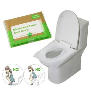 IRhea Flushable Travel Disposable Toilet Seat Covers for Adults Kids Training Travel
