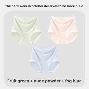 Miiow | Pregnancy Underwear High Waist Cotton Antibacterial Cat Person Postpartum Seamless Modal Supportive Innerwear For Early To Late Pregnancy And After Delivery