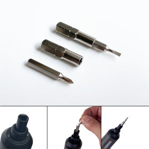 Electric Screwdriver Handle 6.35mm to 4mm Chuck Adapter 1/4 Conversion Bar for Hand Tools Hardware Accessories