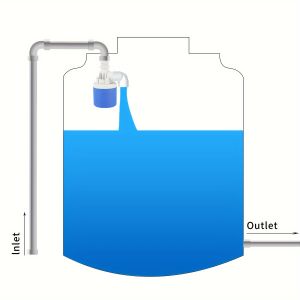 Water Level Control Float Valve Automatic Shut-Off Mini Float Valve Water Level Controller for Water Tanks and Water Towers