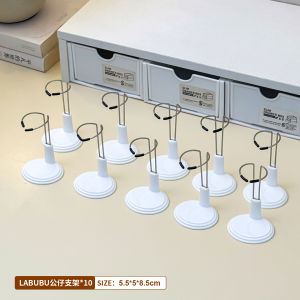 Labubu Display Box Star Man Blind Box Storage Rack Dolls Anticdote Cover Plastic Material Bedroom Storage Organizer