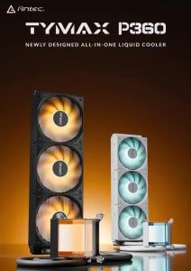 Antec P360 Integrated Water-Cooled Radiator Visualized Water Cooling Head 4PIN Fan Supports ARGB Liquid Heatsink For LGA115x/AMD