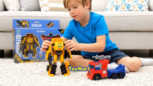 Transform Warrior Battle Vehicles 2-in-1 Truck & Sports Car Action Figures