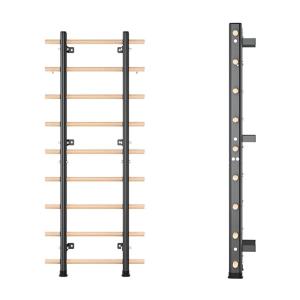 TEZEWA | No-assembly Rib Wood Rack Indoor Rehabilitation Home Fitness Equipment For Pull-ups Dance Stretching