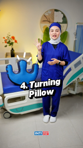 ONEMED - Bantal Putar Pasien TURNING PILLOW CU-19 | Alat Bantu Rotasi Tubuh Lansia Stroke & Bed Rest | Bantal Kaki Cocok untuk Ganti Popok & Pemulihan Cedera