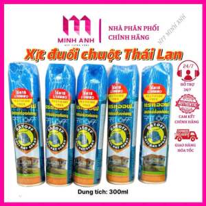 Chai xịt đuổi chuột Rat Off Thái Lan hương bạc hà- Xịt chuột hiệu quả an toàn sức khoẻ con người. Chai 300ml