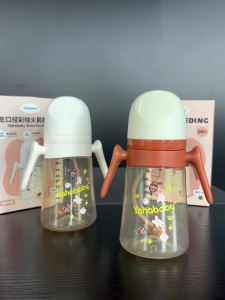 YAHABABY Baby Bottle 3-in-1 Wide Neck Feeding Bottle BPA-Free 300ml Newborn Milk Bottle Large Capacity Anti-flatulence