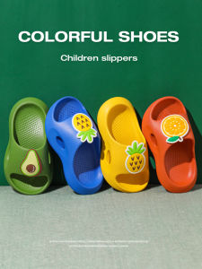 รองเท้าแตะเด็ก รองเท้าแตะ EVA ทรงแบน พื้นนุ่ม รองเท้าแตะฤดูร้อนสำหรับเด็ก รองเท้าแตะในบ้าน รองเท้าแตะในห้องน้ำ รองเท้าแตะกันลื่น สไตล์การ์ตูน รองเท้าแตะเด็กชายและเด็กหญิง