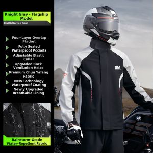 WEICHENGNEI | Rainproof Motorcycle Rain Suit for Adult Delivery Riders