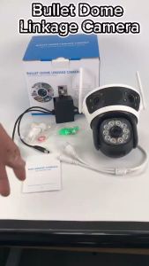 Winicam CCTV 3Lens Camera 10x Zoom IP66 Water proof 2.4Ghz WIFI Camera Human Tracking Cloud/ SD Card Storage