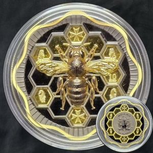 [Crown Coin Award 2025] [Extraordinarily Rare & Collectible] 2024 €10 Maltese Bee 2oz Silver Malta BU High Relief Coin